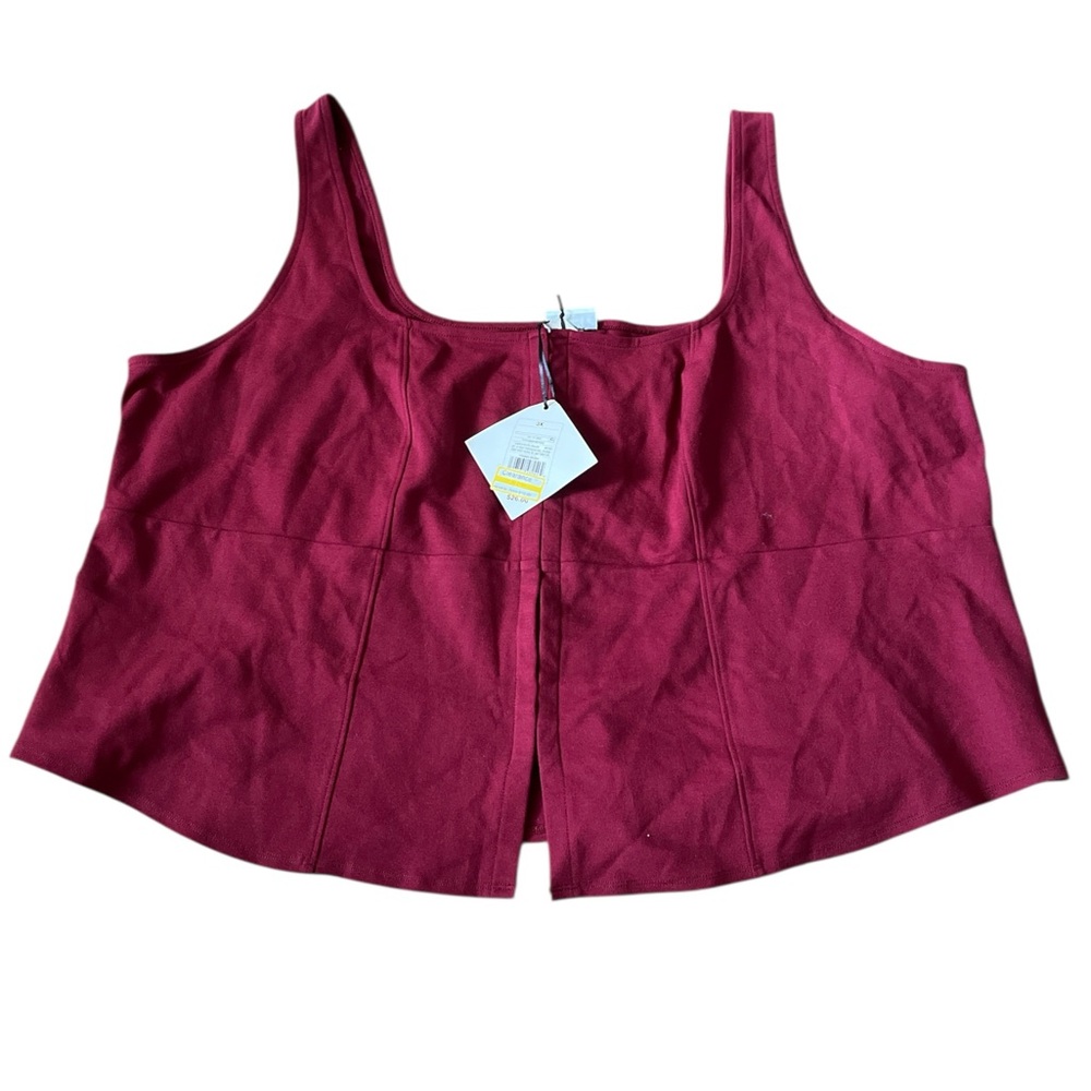 Ava & Viv Burgundy Camisole Top